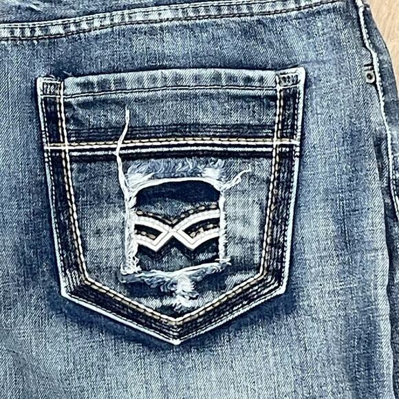 Flypaper Jeans Mens 36x28 Grunge 90s Y2K Boot Jeans Casual Denim Streetwear - Picture 2 of 10